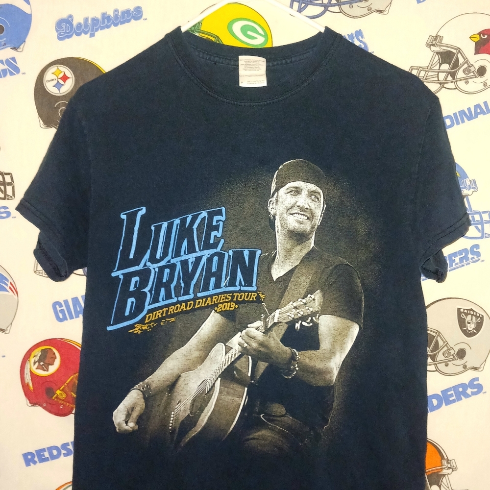 Youth Kids 14T 2013 Luke Bryan Dirt Road Diaries Country Music Tour Tee Shirt
